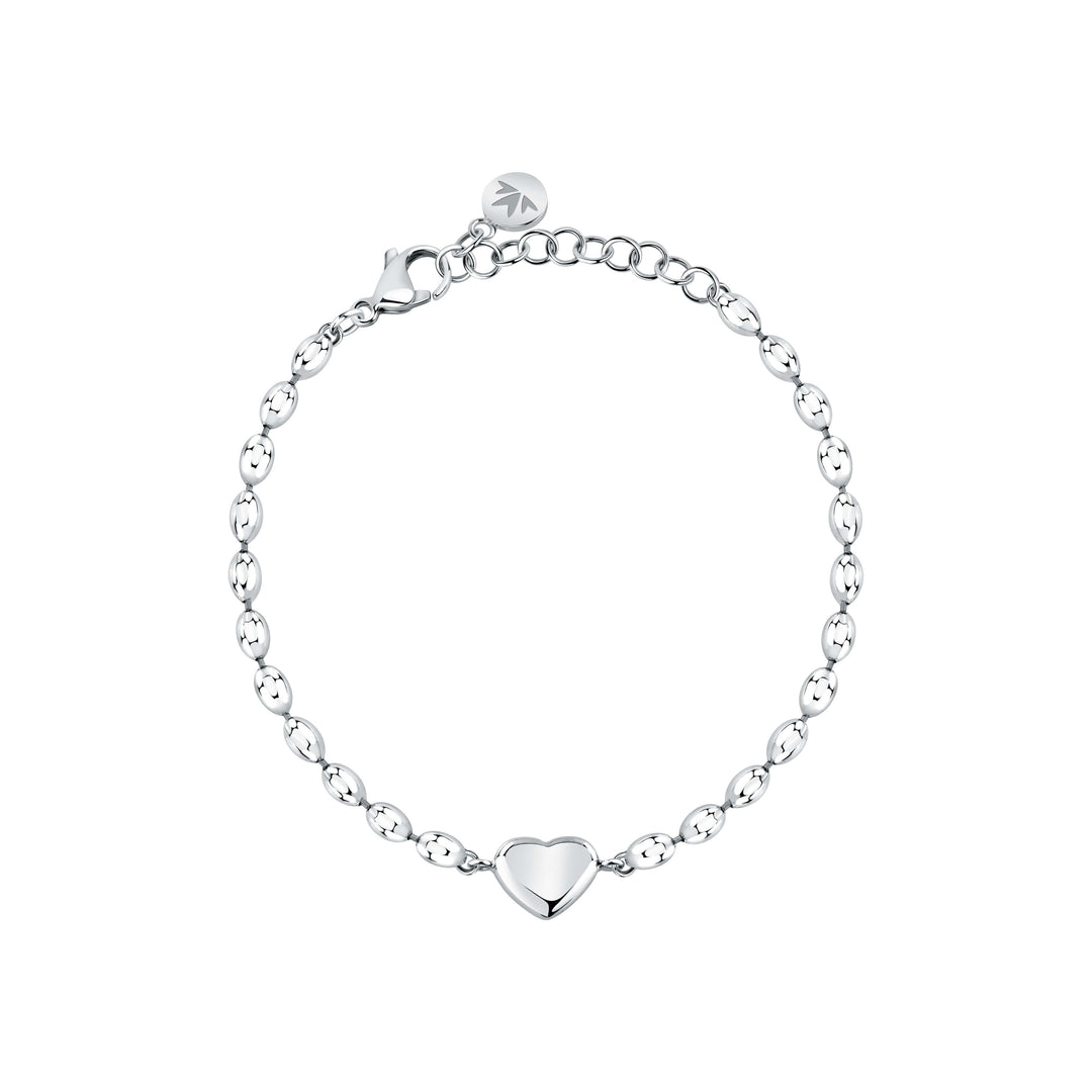 Дамска гривна от стомана със сърце. SAZC13