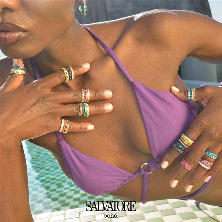 damski-chetvoren-prasten-srebro-zlatno-rodievo-pokritie-tsvetni-tsirkoni-salvatore-plata-boho-211S0236-4