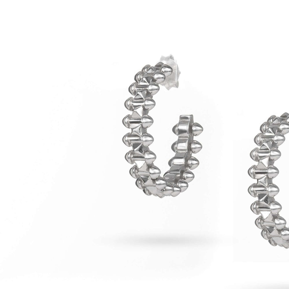 Елегантни сребърни обеци тип халки от Senso Silver. RE597