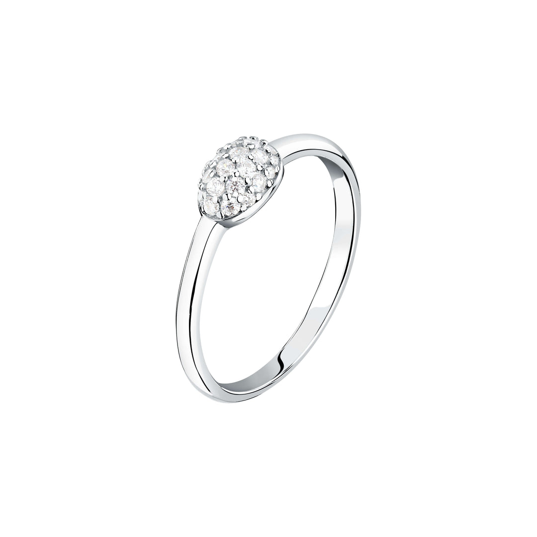 Сребърен дамски пръстен от Morellato Pave - SAZB13