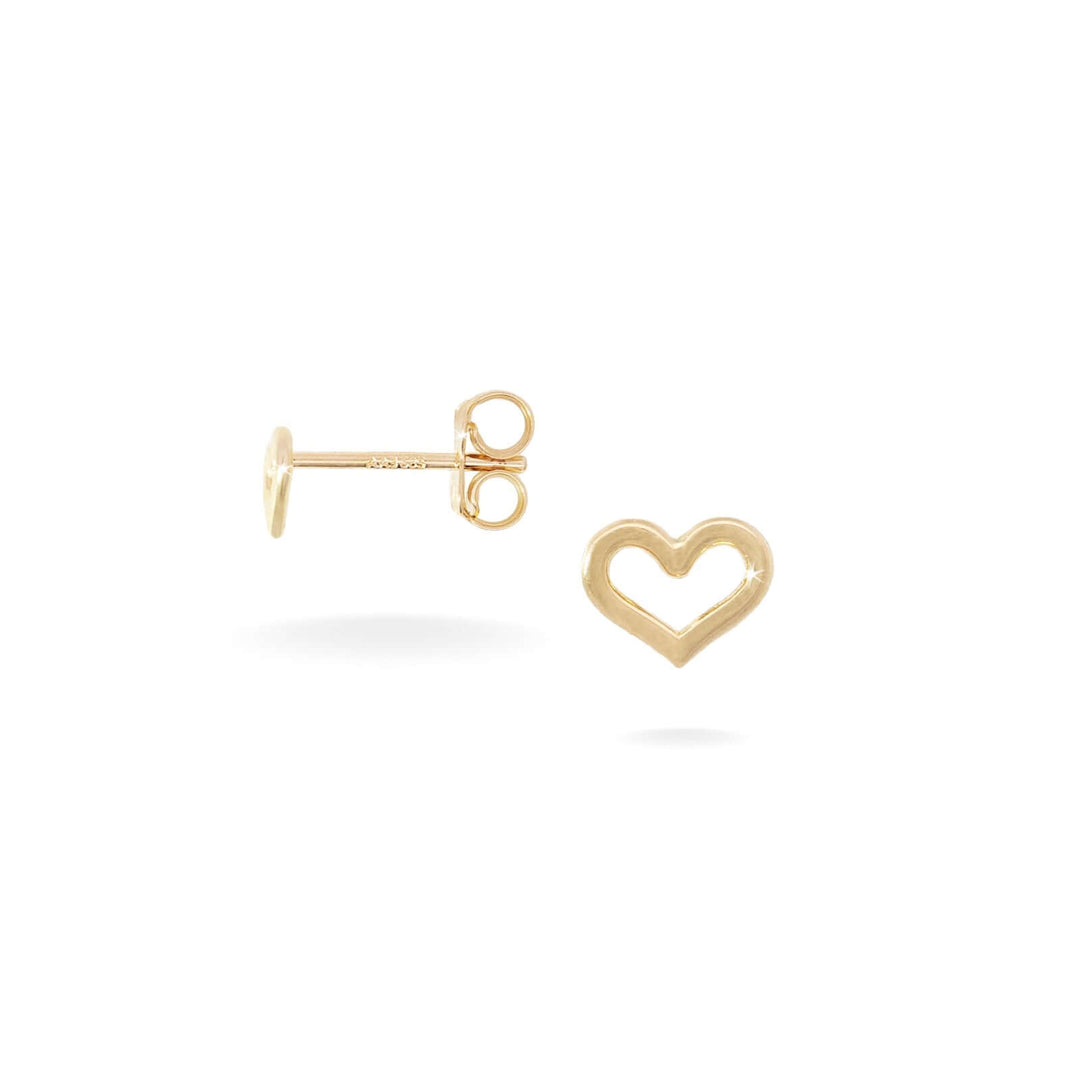 Златни обеци сърца. Senso Gold