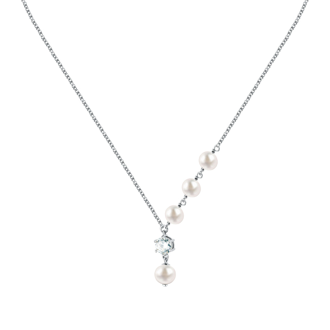 Дамско колие с перли и циркон. Morellato Perla SXU55