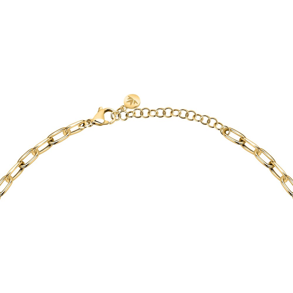 Дамско колие Morellato Intrecci от стомана. SAZC02. Дължина 40 см + 5 см.