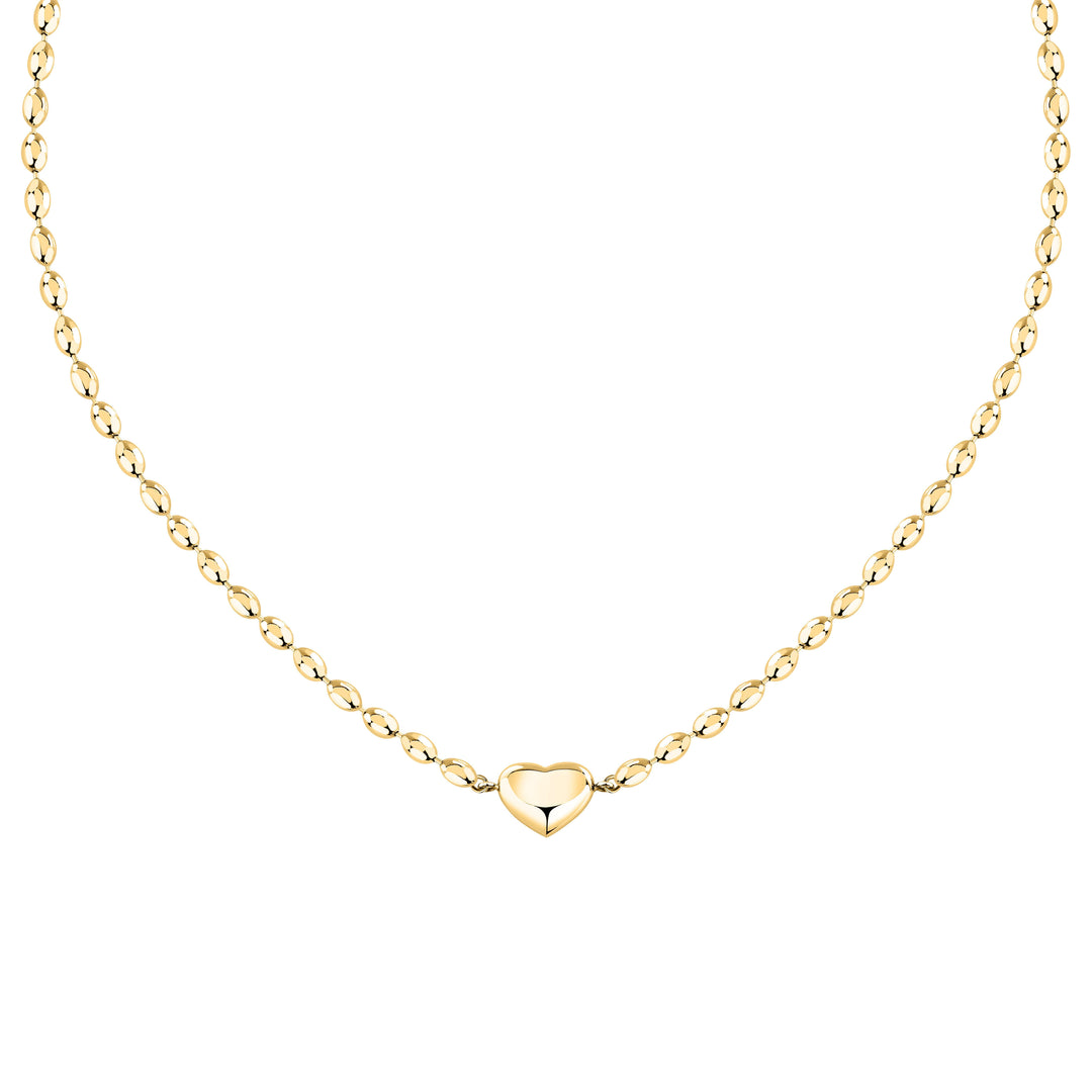 Дамско колие със златно PVD покритие. SAZC06