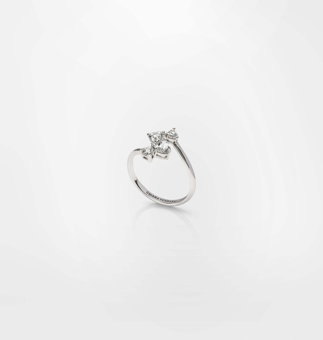 Нежен дамски сребърен пръстен Chiara Ferragni. J19AXD28