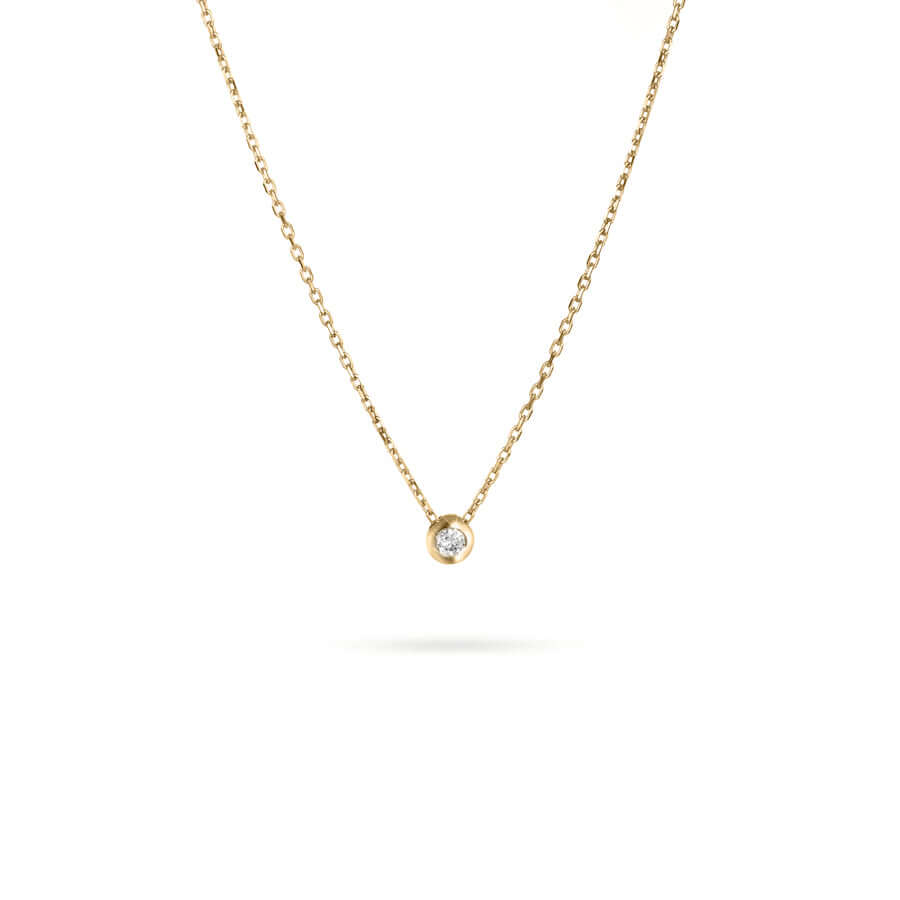 Дамско златно колие Senso Diamonds My first diamond 14k с диамант 0.03 ct