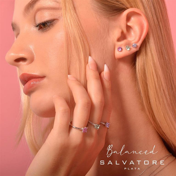 Earrings Salvatore plata Balanced