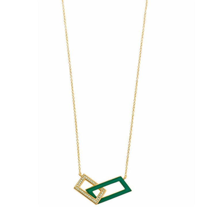 Salvatore Plata Color Block Necklace