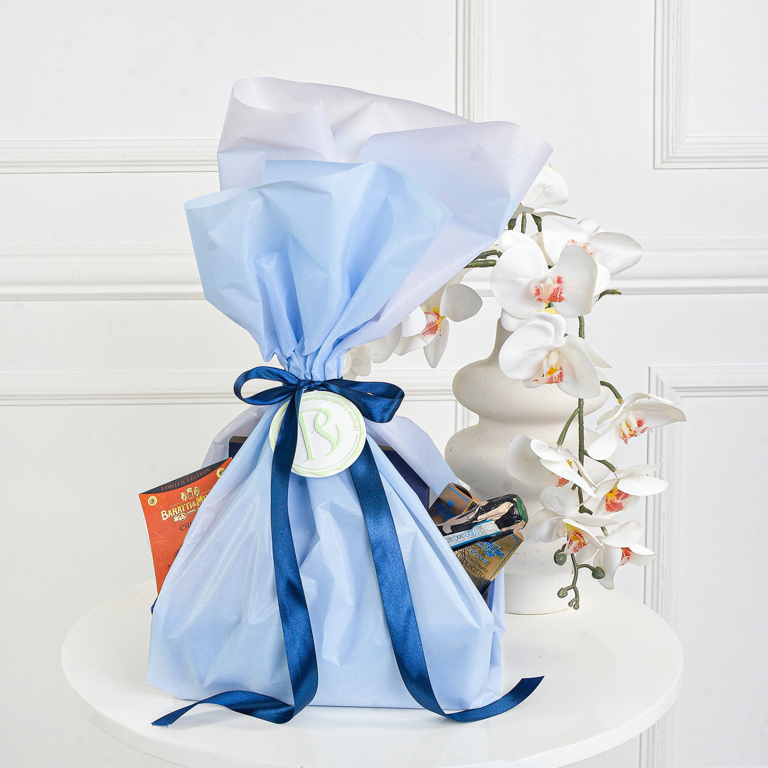 Blue Fantasy Gift Basket