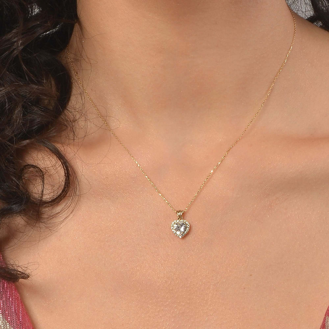 Women's Senso Gold Heart Necklace