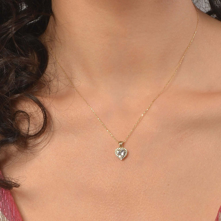 Women's Senso Gold Heart Necklace