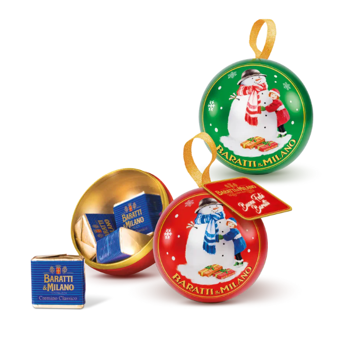 Christmas ball - Tin Christmas ball - 42gr.