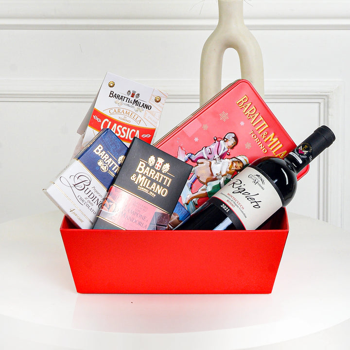 Red Love Gift Basket