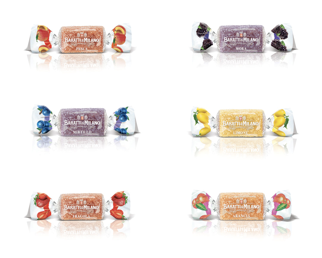 Candy Assorted Fruit Jellies Giada in little bag - 0.230 gr.