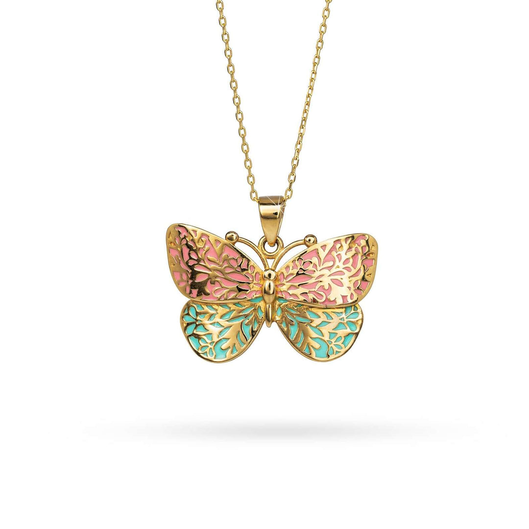 Γυναικείο κολιέ Senso Gold Butterfly