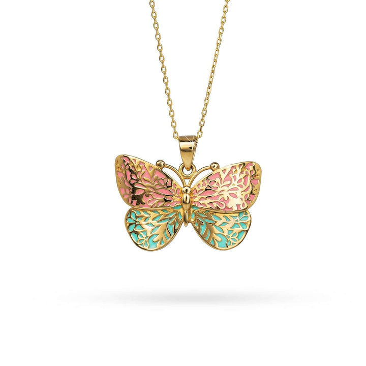 Colier pentru femei Senso Gold Butterfly