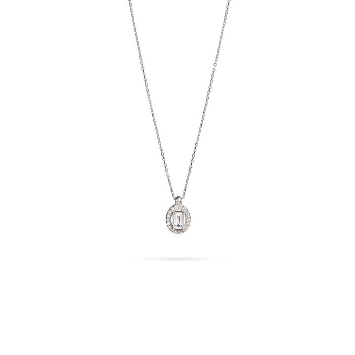 Necklace Senso Gold White Gold with Crystals