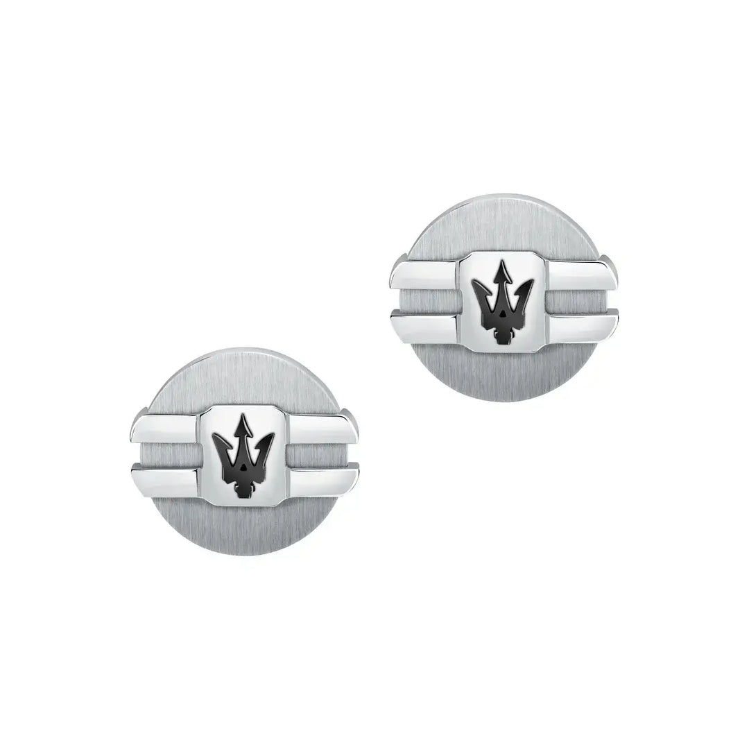 Maserati Iconic Men's Cufflinks – Stainless Steel with IP Coating