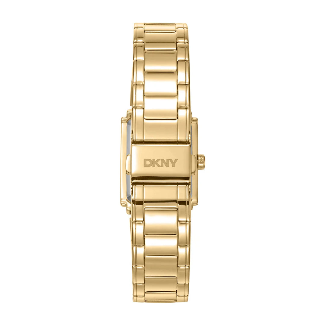 Дамски часовник DKNY Everyday – закопчалка и златиста стоманена гривна, модел DK1L121M0065