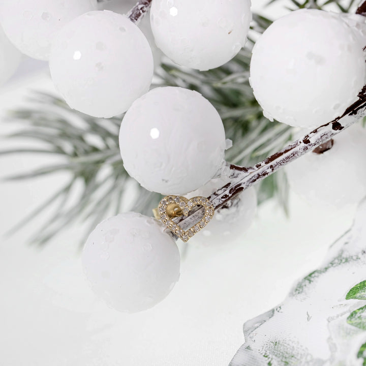 Дамски златни обеци от Senso Diamonds с инкрустирани диаманти 0.09ct