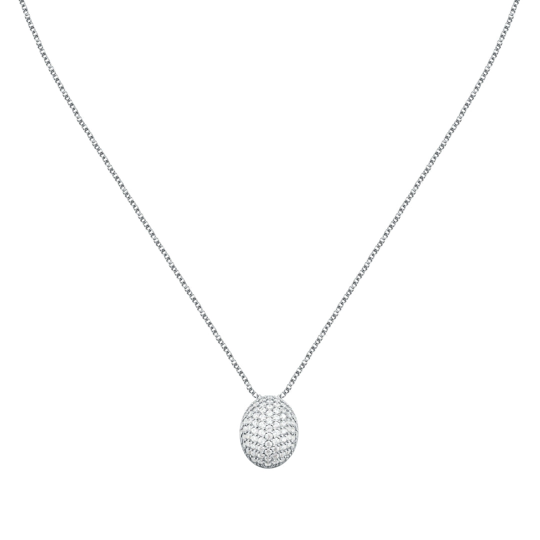 Дамско сребърно колие Morellato Pave SAZB06