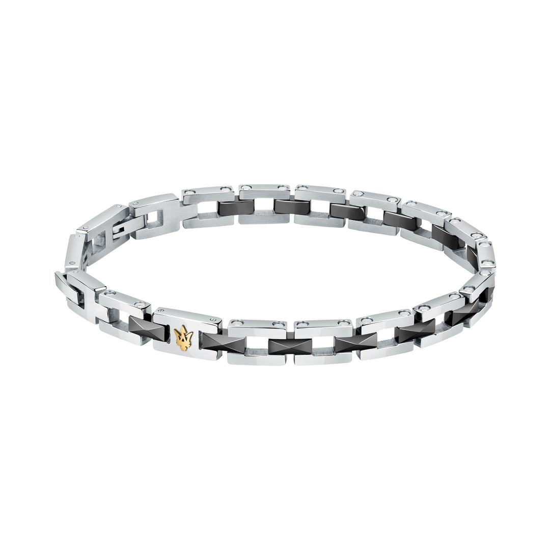 Мъжка гривна от стомана и керамика - Maserati JM422ATZ16