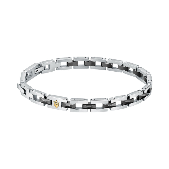 Мъжка гривна от стомана и керамика - Maserati JM422ATZ16