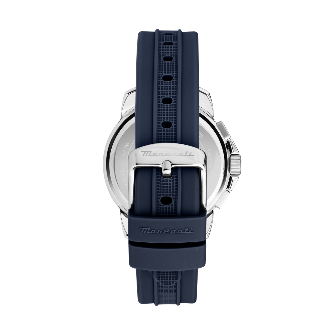 Мъжки часовник Maserati със синя силиконова каишка