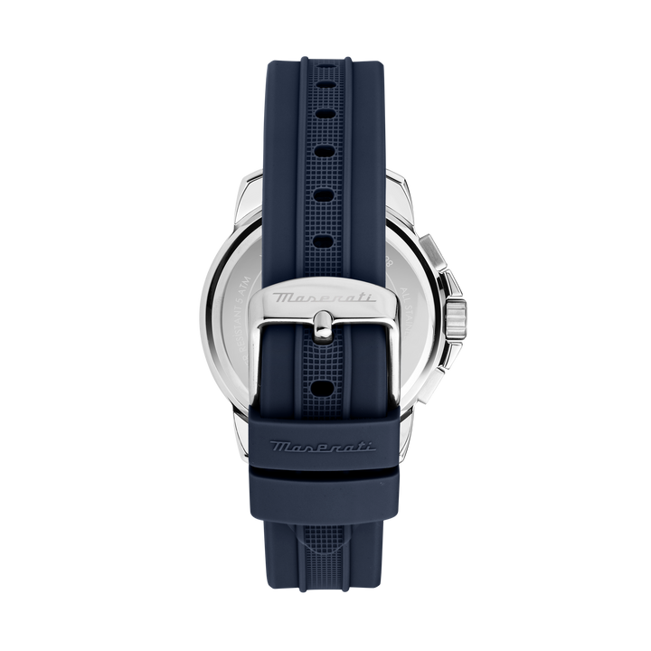 Мъжки часовник Maserati със синя силиконова каишка