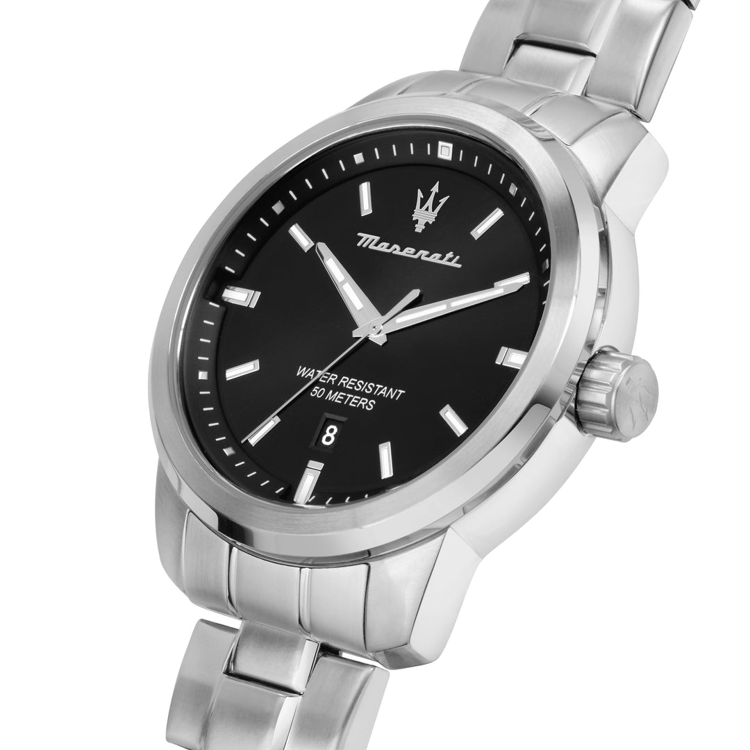 Мъжки часовник Maserati R8853121006 SUCCESSO с черен циферблат.