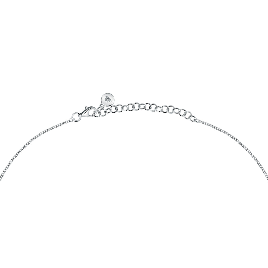 Мъжко колие с кръст, изработено от сребро 925 и инкрустиран диамант 0.005ct.Morellato Diamonds SAYE01