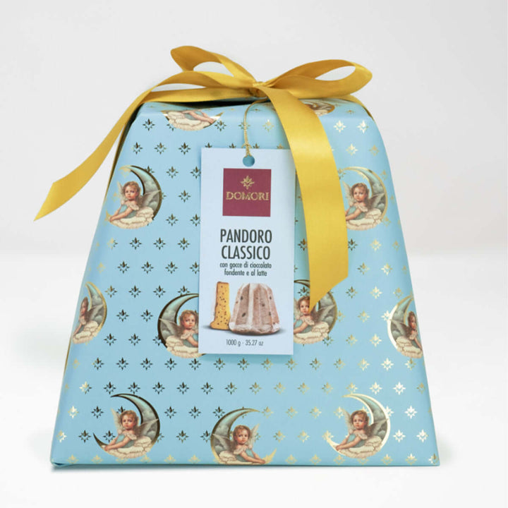 Panetone - Pandoro cu picături de ciocolată neagră și lapte - 1kg