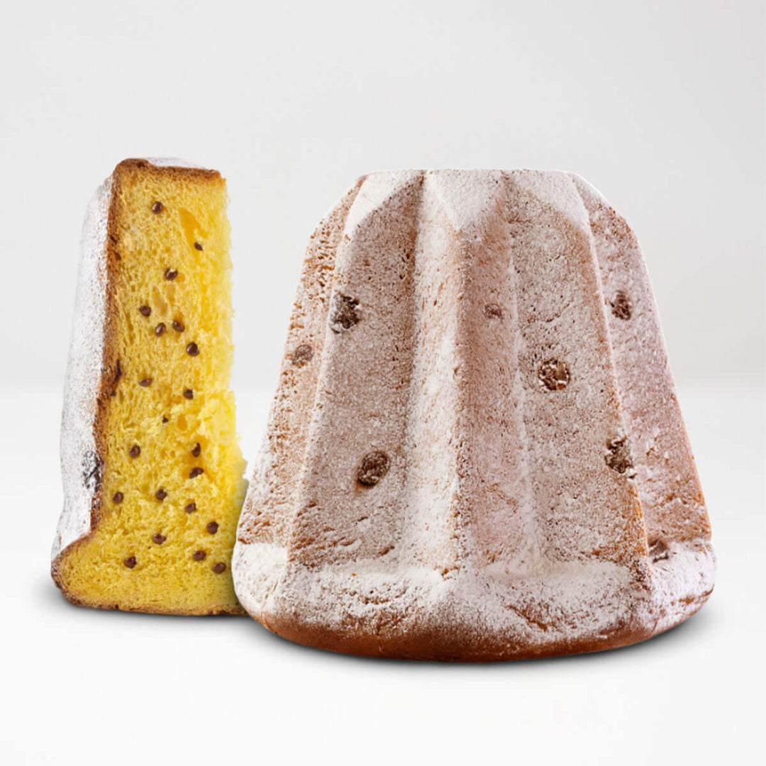 Panetone - Pandoro cu picături de ciocolată neagră și lapte - 1kg