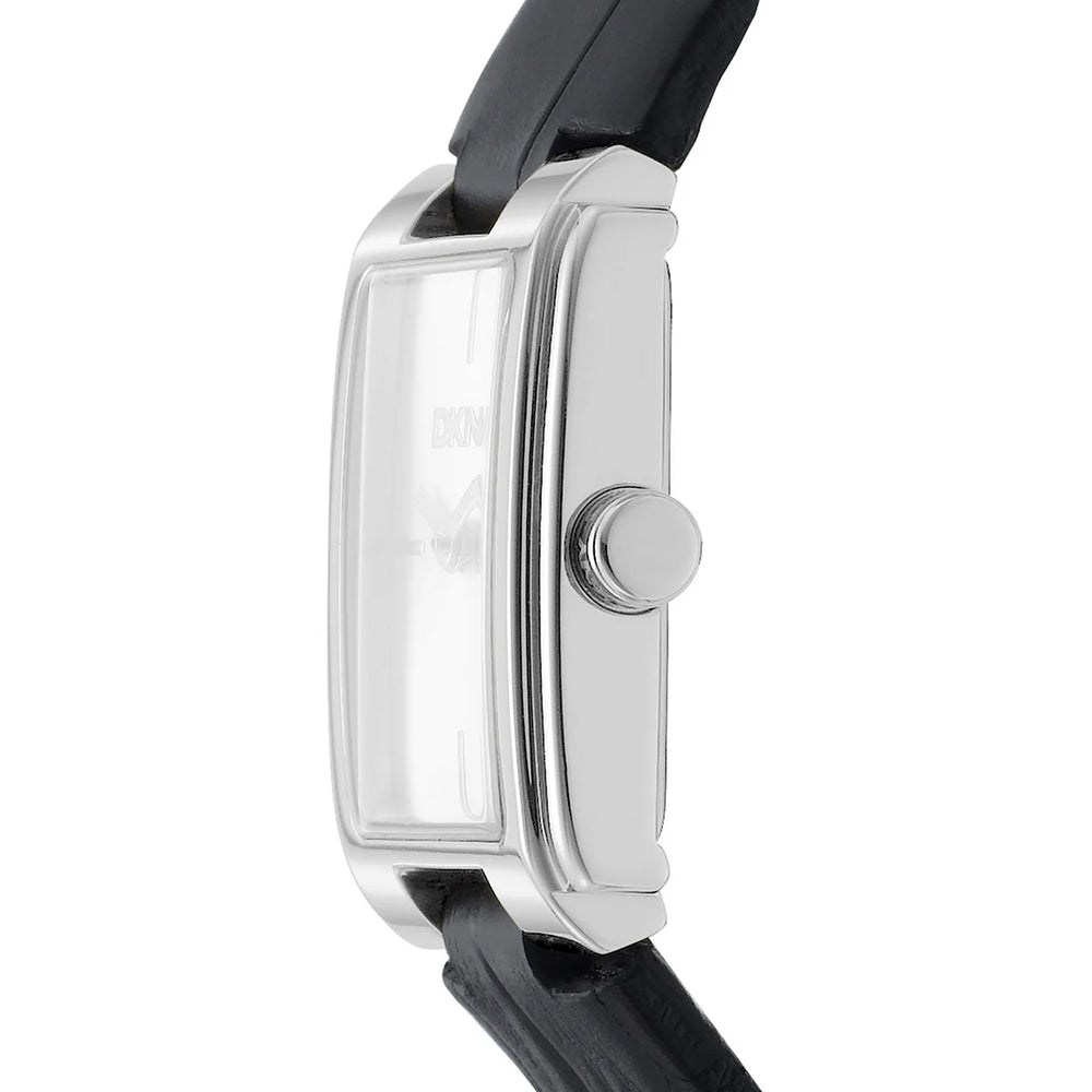 Профил на дамски часовник DKNY Everyday – минерално стъкло и IP сребрист корпус, DK1L121L0015