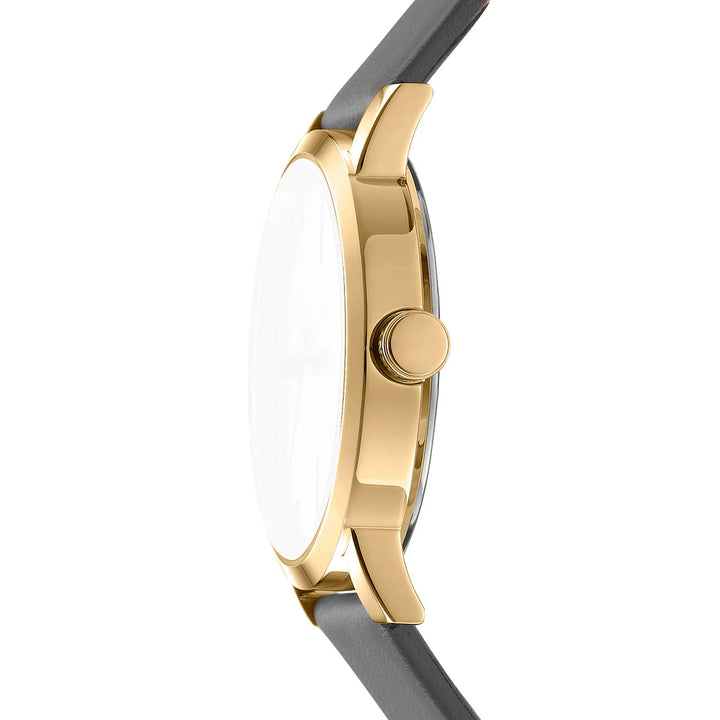 Профил на дамски часовник DKNY Soho Midi със златист корпус и минерално стъкло – DK1L036L0025