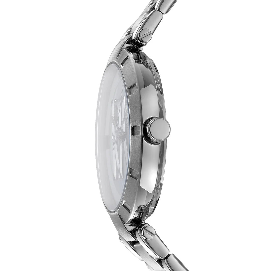 Профил на дамски часовник DKNY Logo – корпус 38×~9 мм и минерално стъкло, модел DK1L041M0055