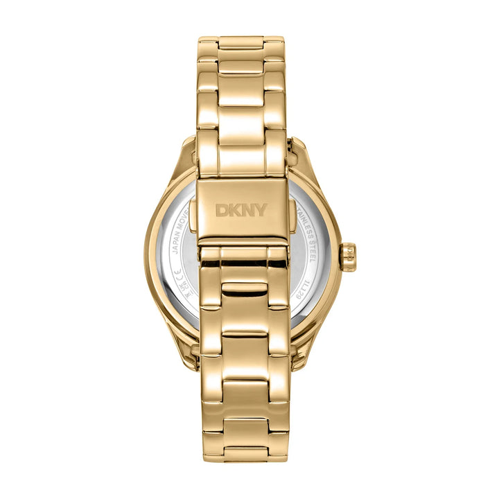 Заден капак и златиста стоманена верижка (18–16 мм) на DKNY Evening – модел DK1L129M0055