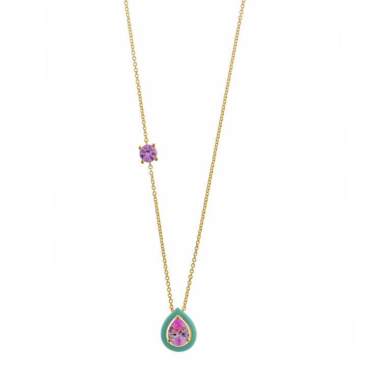 Salvatore Plata Block Color Necklace