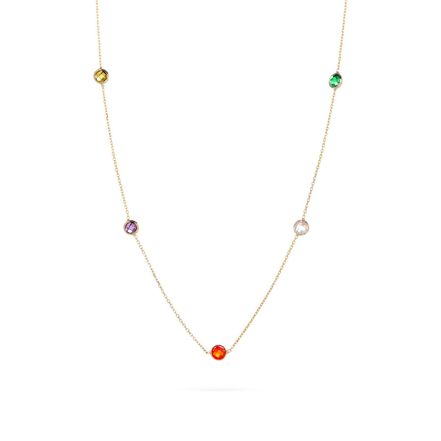 Senso Gold Stones Necklace