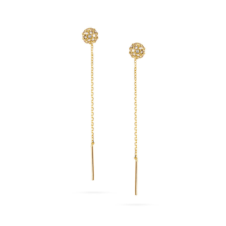 Senso Gold Crystal Earrings