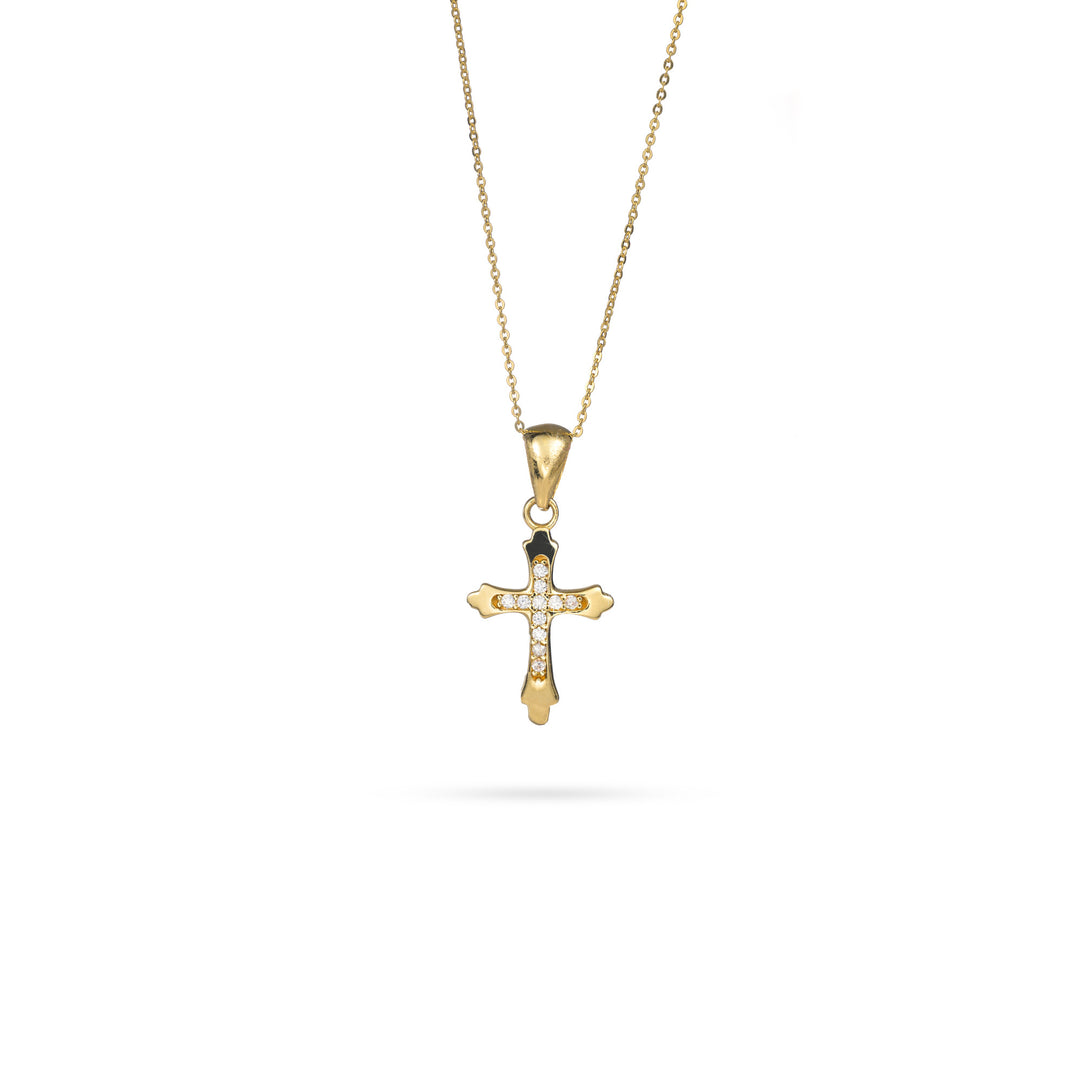 Women's Senso Gold Cross necklace