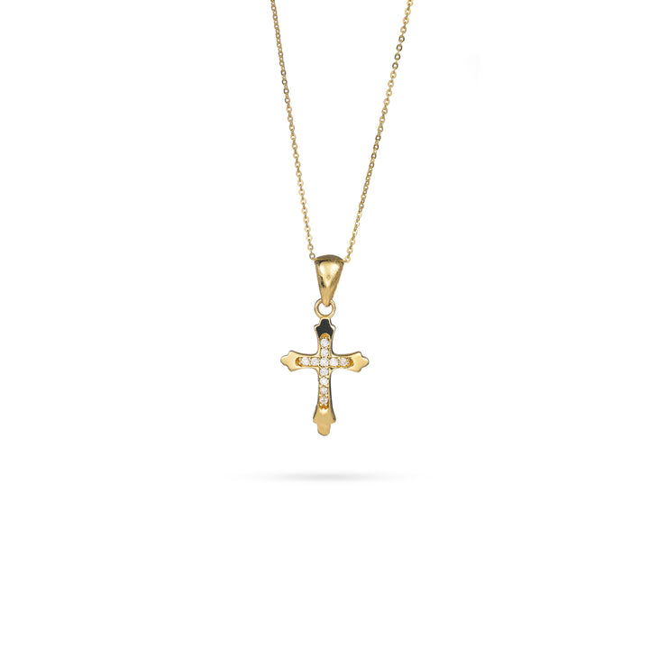 Women's Senso Gold Cross necklace