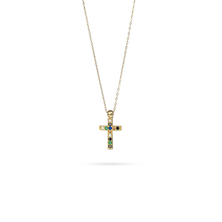 Women's Senso Gold Cross necklace