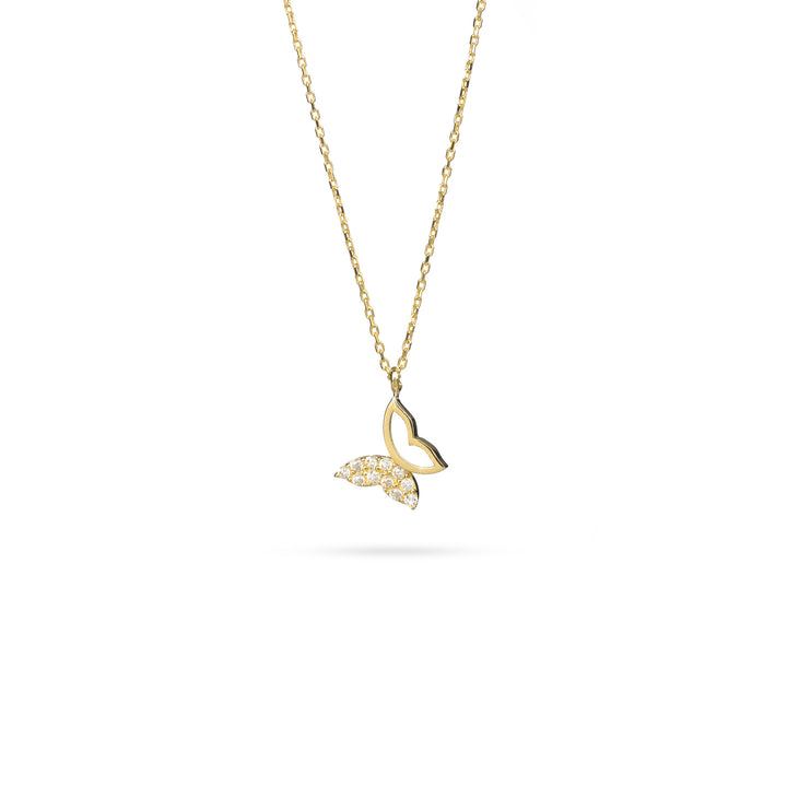 Women's Senso Gold Butterfly Necklace