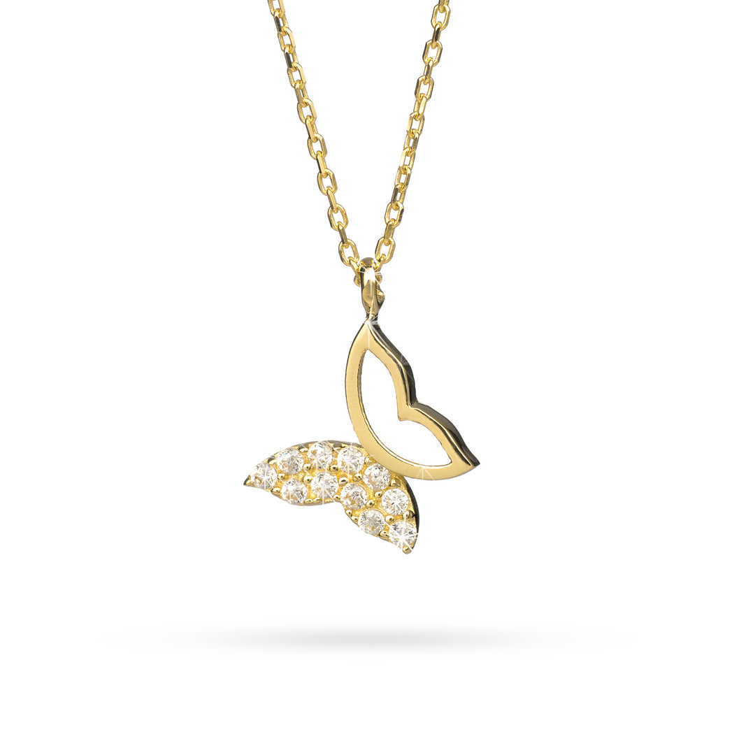 Women's Senso Gold Butterfly Necklace