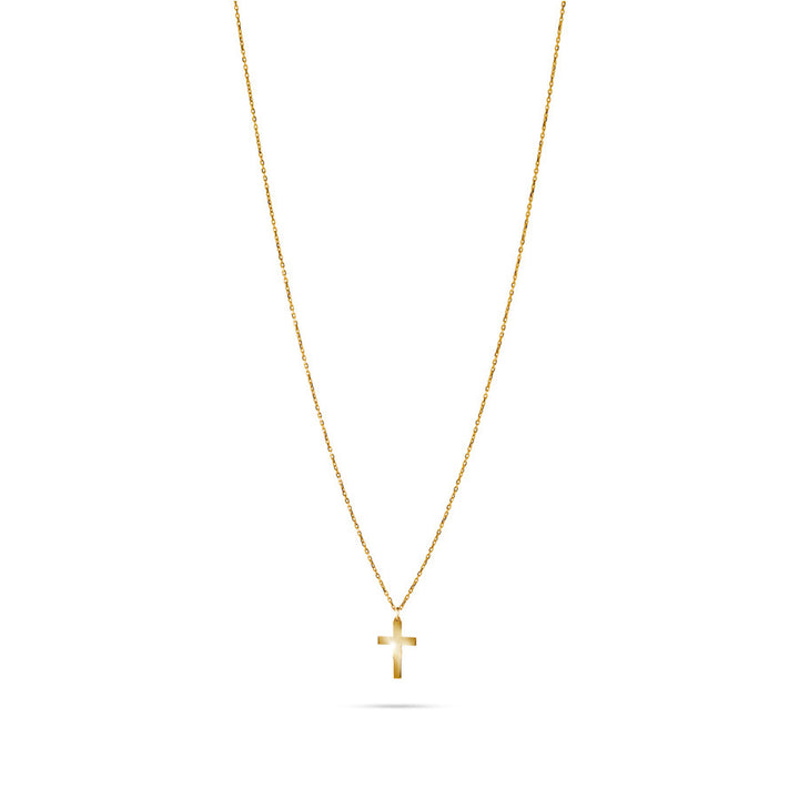 Дамско златно колие Senso Gold Symbols с кръст (14k, 42 см)